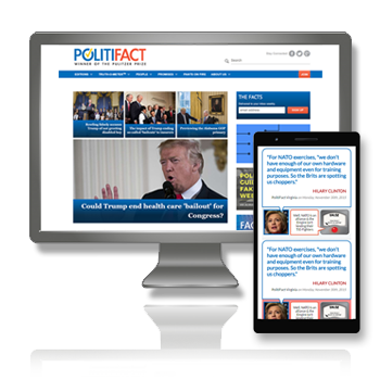 PolitiFact website screenshot